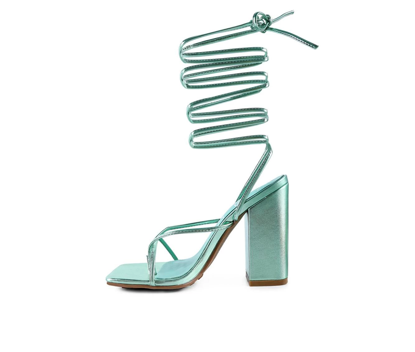Outlet 🎉 Women's London Rag Shewolf 👗 Dress 🩴 Sandals Mint 🎉 4 Outlet 🎉 Women's London Rag Shewolf 👗 Dress 🩴 Sandals Mint 🎉 - Image 4