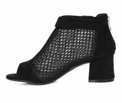 Best reviews of 😍 Women's London Rag Pine Barrens 🩴 Sandal Booties Black 👏 -London Rag Sales Store 3 317