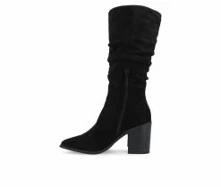 New 👍 Women's Journee Collection Hartly-WC Mid Calf Western Inspired Boot Black 😀 -London Rag Sales Store 3 335