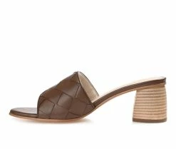 New 🧨 Women's Journee Signature Kellee 👗 Dress 🩴 Sandals Brown 🎁 -London Rag Sales Store 3 338