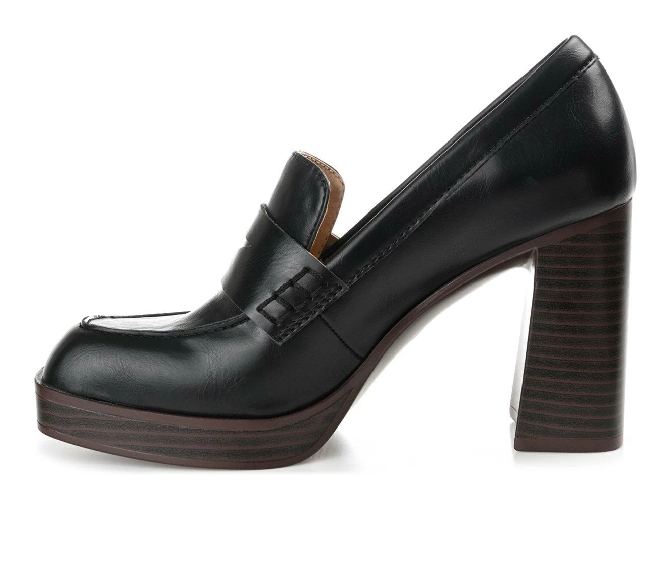 Best Pirce ๐ Women's Journee Collection Ezzey Block Heel Platform Loafers Black ๐ฅฐ 4 Best Pirce ๐ Women's Journee Collection Ezzey Block Heel Platform Loafers Black ๐ฅฐ - Image 4