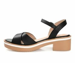 Best deal ๐ Women's Journee Collection Hilaree Block Heeled ๐ฉด Sandals Black โ๏ธ 9 Best deal ๐ Women's Journee Collection Hilaree Block Heeled ๐ฉด Sandals Black โ๏ธ -London Rag Sales Store 3 37