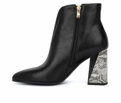 Buy 😍 Women's Torgeis Lailah Heeled Booties Black 😀 -London Rag Sales Store 3 381