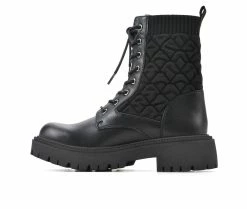 Cheapest 🥰 Women's White Mountain Shayne Lace Up Booties Black ✨ -London Rag Sales Store 3 398