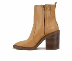 Cheapest 👏 Women's KENSIE Klinton Heeled Booties Lt Tan ✨ -London Rag Sales Store 3 399