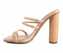 Wholesale 🌟 Women's London Rag Dandelion 👗 Dress 🩴 Sandals Latte 🧨 -London Rag Sales Store 3 407