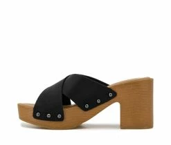 Best Sale ✔️ Women's Esprit Mia Heeled 👗 Dress 🩴 Sandals Black ⭐ -London Rag Sales Store 3 41