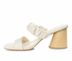 Brand new ⭐ Women's Journee Collection Fayth 👗 Dress 🩴 Sandals White 💯 -London Rag Sales Store 3 426