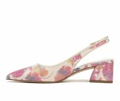 Budget 😉 Women's Franco Sarto Racer 2 Pumps White Floral 🥰 -London Rag Sales Store 3 433