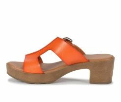 Best reviews of ✨ Women's Baretraps Gwenney Block Heel 👗 Dress 🩴 Sandals Orange 🧨 -London Rag Sales Store 3 49