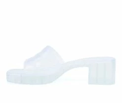 Budget ✨ Women's Olivia Miller Ava 👗 Dress 🩴 Sandals Clear ⭐ 9 Budget ✨ Women's Olivia Miller Ava 👗 Dress 🩴 Sandals Clear ⭐ -London Rag Sales Store 3 53