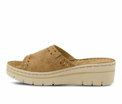 Hot Sale ⭐ Women's Flexus Basie Wedge 🩴 Sandals Copper 🛒 -London Rag Sales Store 3 569