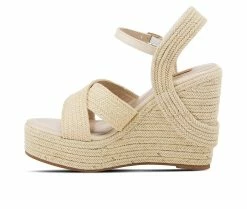 Wholesale ⌛ Women's Patrizia Vona Wedges Beige 🧨 -London Rag Sales Store 3 582