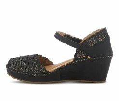 Promo 😉 Women's Patrizia Gennina Wedges Black 🎉 -London Rag Sales Store 3 586