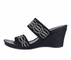 Hot Sale ⌛ Women's Impo Venee Wedge 🩴 Sandals Black ✔️ -London Rag Sales Store 3 591