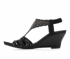 Best Pirce 💯 Women's Patrizia Chevronic Wedges Black 🌟 -London Rag Sales Store 3 594