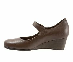 New 🔥 Women's Trotters Willow Wedges Dark Taupe 🥰 -London Rag Sales Store 3 606