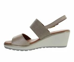 New 🔔 Women's Bernie Mev GI02 Wedge 🩴 Sandals Nude ❤️ -London Rag Sales Store 3 607