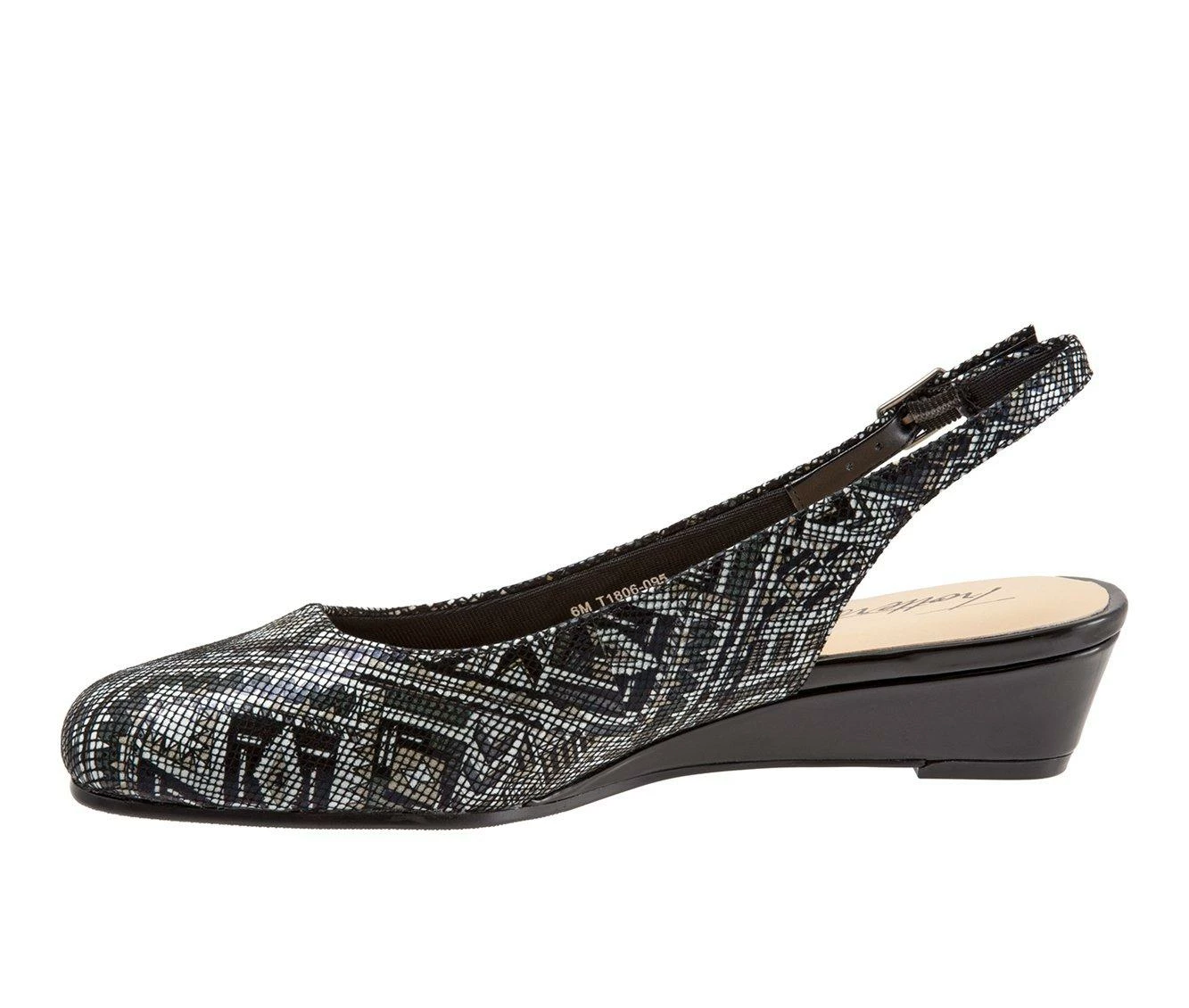 Best Sale ⌛ Women's Trotters Lenore Wedges Blk Multi ⌛ 4 Best Sale ⌛ Women's Trotters Lenore Wedges Blk Multi ⌛ - Image 4