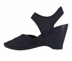 Hot Sale 👏 Women's Impo Varla Wedge 🩴 Sandals Black ⭐ -London Rag Sales Store 3 613