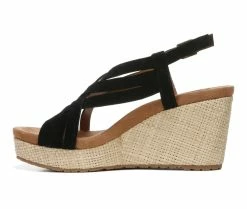Best Pirce 🔔 Women's Zodiac Petra Wedge 🩴 Sandals Black 🔔 -London Rag Sales Store 3 619