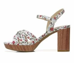 Flash Sale 🎁 Women's LifeStride Lucky 👗 Dress 🩴 Sandals Red Multi 🛒 -London Rag Sales Store 3 63