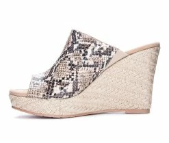 Cheapest ✔️ Women's CL By Laundry Billions Platform Wedges Beige 🔥 -London Rag Sales Store 3 636