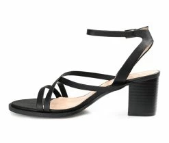 Coupon 🎁 Women's Journee Collection Anikah 👗 Dress 🩴 Sandals Black 🔥 -London Rag Sales Store 3 64