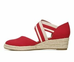 Best Sale 🎉 Women's LifeStride Keaton Wedges Fire Red 🔥 -London Rag Sales Store 3 661