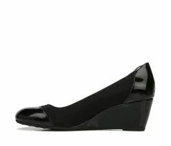 Brand new 💯 Women's LifeStride Juliana Stretch Wedge 👠 Heels Black Fabric 🤩 -London Rag Sales Store 3 668