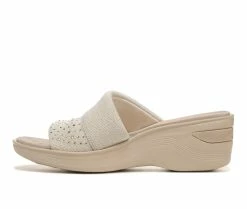 Brand new 🥰 Women's BZEES Dynastybright Wedge 🩴 Sandals Beige Stone 🔔 -London Rag Sales Store 3 674