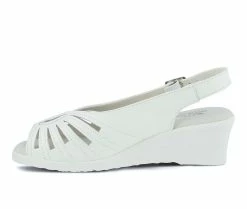 Hot Sale ⌛ Women's SPRING STEP Gail Wedges White 🥰 -London Rag Sales Store 3 697