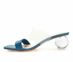 Outlet ✨ Women's Journee Collection July 👗 Dress 🩴 Sandals Blue ⭐ -London Rag Sales Store 3 735