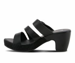 Promo 👍 Women's Patrizia Diana 👗 Dress 🩴 Sandals Black 🛒 -London Rag Sales Store 3 746