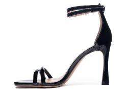 Cheap ✔️ Women's Chinese Laundry Jasmine 👗 Dress 🩴 Sandals Black ✔️ -London Rag Sales Store 3 757