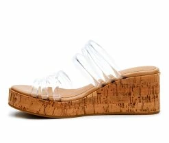 Top 10 ⭐ Women's Coconuts By Matisse Mecca Wedge 🩴 Sandals Clear 🎉 -London Rag Sales Store 3 758