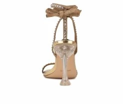 Cheap ❤️ Women's Nine West Zing 👗 Dress 🩴 Sandals Gold ✔️ -London Rag Sales Store 3 775