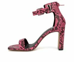 Outlet 🥰 Women's New York And Company Lexi 👗 Dress 🩴 Sandals Pink ⭐ -London Rag Sales Store 3 780