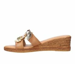 Discount 🔥 Women's TUSCANY BY EASY STREET Lilla Espadrille Wedges Cognac ⌛ -London Rag Sales Store 3 789