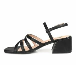 Flash Sale 🔥 Women's Journee Collection Kempsy 👗 Dress 🩴 Sandals Black ⭐ -London Rag Sales Store 3 80