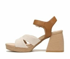 Outlet 🧨 Women's Dr. Scholls Mariah Peep Toe Platform 🩴 Sandals Light Brown 🧨 -London Rag Sales Store 3 808