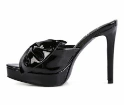 Deals 🥰 Women's London Rag My Time 👗 Dress 🩴 Sandals Black ❤️ -London Rag Sales Store 3 826