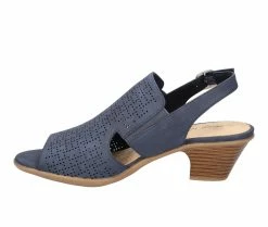 Budget 🎉 Women's Easy Street Zelma 👗 Dress 🩴 Sandals Navy 🧨 -London Rag Sales Store 3 885
