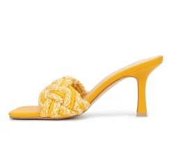 Budget 🎉 Women's New York And Company Julie 👗 Dress 🩴 Sandals Orange ⌛ -London Rag Sales Store 3 914