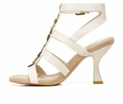 Cheapest 🥰 Women's Franco Sarto Rine Sustainable 👗 Dress 🩴 Sandals Cream ⭐ -London Rag Sales Store 3 917