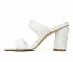 Hot Sale ⌛ Women's Franco Sarto Olas Heeled 👗 Dress 🩴 Sandals White 🌟 -London Rag Sales Store 3 918