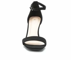 Brand new 🎉 Women's Solanz Hallie 👗 Dress 🩴 Sandals Black 😀 -London Rag Sales Store 4 1027