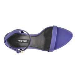 Discount 🎁 Women's Nine West Reina 👗 Dress 🩴 Sandals Purple 🤩 -London Rag Sales Store 4 1036