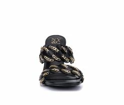 Top 10 🔥 Women's New York And Company Courtney 👗 Dress 🩴 Sandals Black 😀 -London Rag Sales Store 4 1112