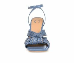 Buy 🎉 Women's Journee Collection Naommi 👗 Dress 🩴 Sandals Blue 🥰 -London Rag Sales Store 4 1137